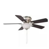 $90 Hawkins III 44 in. LED Indoor Brushed Nickel F