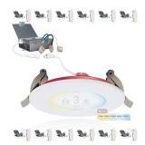 $310 3 in. Fire Rated White Round Slim Canless Int