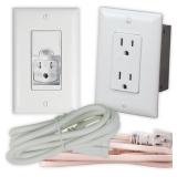 $60 On-Q CPT7526-WH-R6 Pre Tamper Resistant Outlet