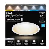 $20 Feit EDGELIT Frost White 4 in. W Aluminum LED