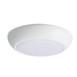 $29 CLD 7 In. White Flush Mount with Frosted Glass