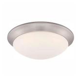 $30 Stetson 11 in. 1-Light Brushed Nickel Integrat