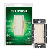 $37 Lutron Maestro Light Almond 150 W 3-Way Dimmer