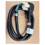 HDX 10/4 30 Amp 4-Prong Dryer Power Cord Grey 6' 6