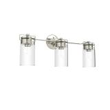$90 allen + roth Vallymede 3-Light Nickel Farmhous