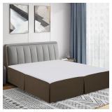 $12 Cathay Home Double Brushed Microfiber Pleated