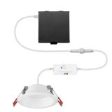 $19 4 in. LED Integrated Deep Baffle