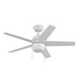 $99 Mena 44 in. LED Indoor/Outdoor Matte White Cei