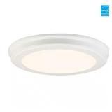 $40 13 in. White Selectable LED Flush Mount