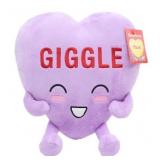 $25 Sweethearts Giggle Heart Plush Toy - Purple