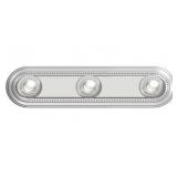 $90 Project Source 3 Light Vanity Bar Brushed