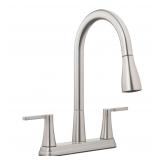 Project Source Stainless Steel Double Handle Deck-