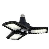 $25 Utilitech 1-ft 8000-Lumen Black 3-Light LED Di