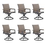 Style Selections Waterline Set of 6 Charcoal gray