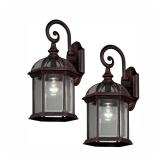 $70 Hampton Bay Wickford 15.4 in. 1-Light Weathere
