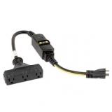 $50 Waterproof In-Line GFCI To Pow-R-Block 15A 2'
