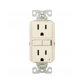 $21 Eaton 15-Amp 125-volt Tamper Resistant GFCI Re
