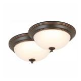 $57 13 in. 180-Watt Equivalent Oil-Rubbed Bronze I