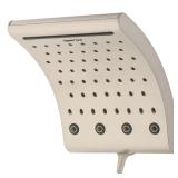 $65 Oxygenics Curve 3-Settings Brushed Nickel Rect