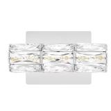 $80 Keighley Integrated LED Chrome and Crystal Ind