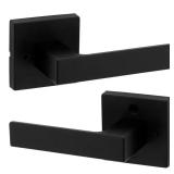 $37 Kwikset Singapore Square Matte Black Bed/Bath