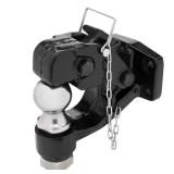 $100 Pintle Hook with 2-5/16 in. Hitch Ball, Bolt-