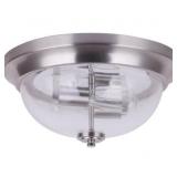 $50 allen + roth 13-in Brushed Nickel Light
