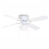 Littleton 42 in. LED Indoor White Ceiling Fan with