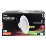 Feit Enhance Soft White 5-6 in. W LED Dimmable Rec