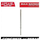 1-1/4 in. x 15 in. 4-Cutter SDS-MAX Carbide Drill