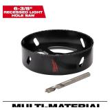 6-3/8 in. Carbide Recessed Light Hole Saw With Pil