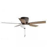 Melrose 52 in. Indoor LED Hugger Bronze Dry Rated