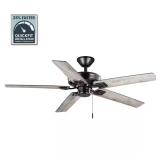 Bayfield 52 in. Indoor Matte Black Dry Rated Downr