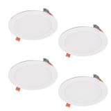 Halo HLB Lite Matte White 6 in. W LED Canless Rece