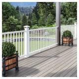 Deckorators 4-in x 4-in x 4-ft White Composite Dec