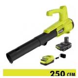 RYOBI ONE+ 18V 90 MPH 250 CFM Cordless Battery Lea