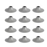 6 in. Silver Light Bulb Shade for Outdoor String L