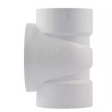 Testrite 3 in. PVC Schedule 40 Hub Test Tee with P