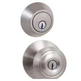 Hartford Satin Nickel Combo Pack with Double Cylin