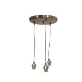 Style Selections 3-Light Brushed Nickel Transition