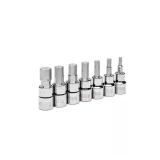 Husky BITE 3/8 in. Drive Metric Bit Socket Set (7-