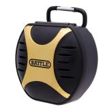 Battle Black and Gold Chrome Mouthguard Case
