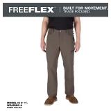 Men's 32 in. x 34 in. Brown FREEFLEX Tech Work Pan
