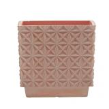 allen + roth Square 6.3-in W Small Orange Mixed/Co