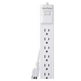 2 ft. 6-Outlet Surge Protector Power Strip