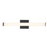 Miles 24 in. Integrated LED Black Bathroom Vanity