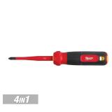 4-in-1 1000V Insulated Slim-Tip Multi-Bit Screwdri