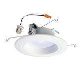 Halo RL56 Series Matte White 5/6 in. W LED Retrofi