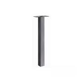 46-1/2 in. Steel Standard Graphite Bronze Mailbox