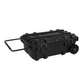 23 in. Black Heavy Duty Medium Rolling Toolbox wit